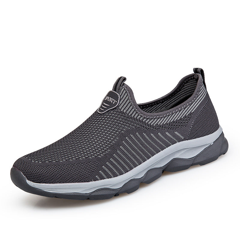 Damen Sportliche Slip-On Sneakers mit atmungsaktivem Obermaterial EB