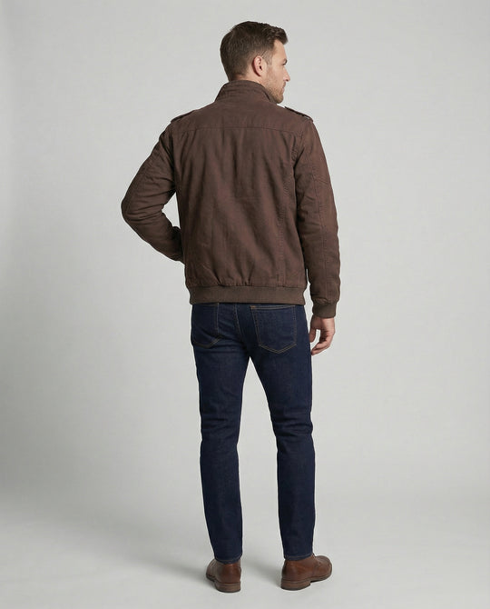 Herren Canvasjacke Baumwolle robust