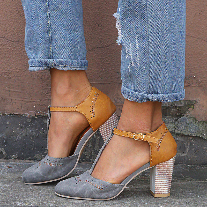 Damen elegante und bequeme High Heels EB