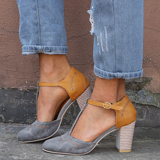 Damen elegante und bequeme High Heels EB