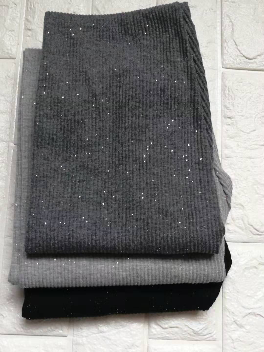 Damen Glitzernde Leggings im figurbetonten Rippdesign EB
