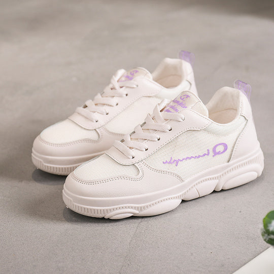 Damen lässige Sneakers mit atmungsaktiver Canvas-Oberfläche und dämpfendem Sohlenprofil EB