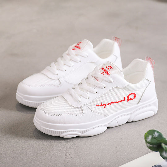 Damen Sportliche Sneaker mit atmungsaktiver Mesh-Oberfläche und gepolsterter Dämpfung EB