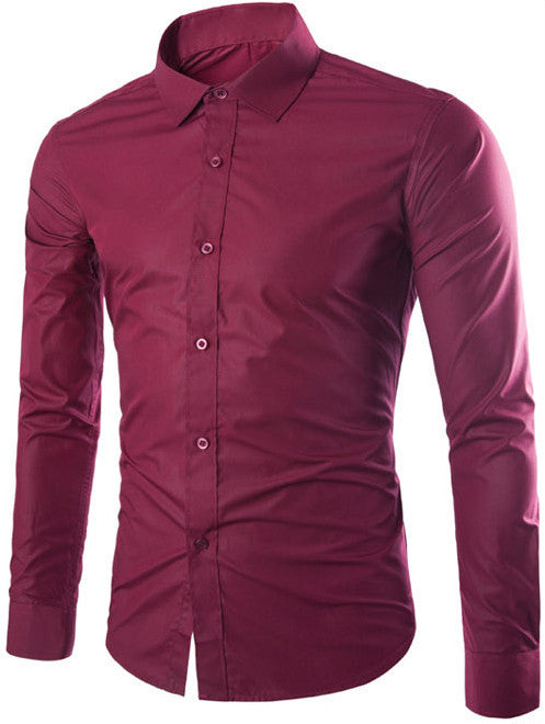 Herren nan tailliertes Business-Hemd mit Kentkragen, leichtem Stretch und schmaler Silhouette EB