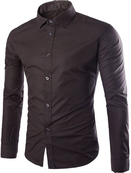 Herren nan tailliertes Business-Hemd mit Kentkragen, leichtem Stretch und schmaler Silhouette EB