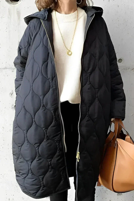 EB | Gemusterter Parka mit Kapuze
