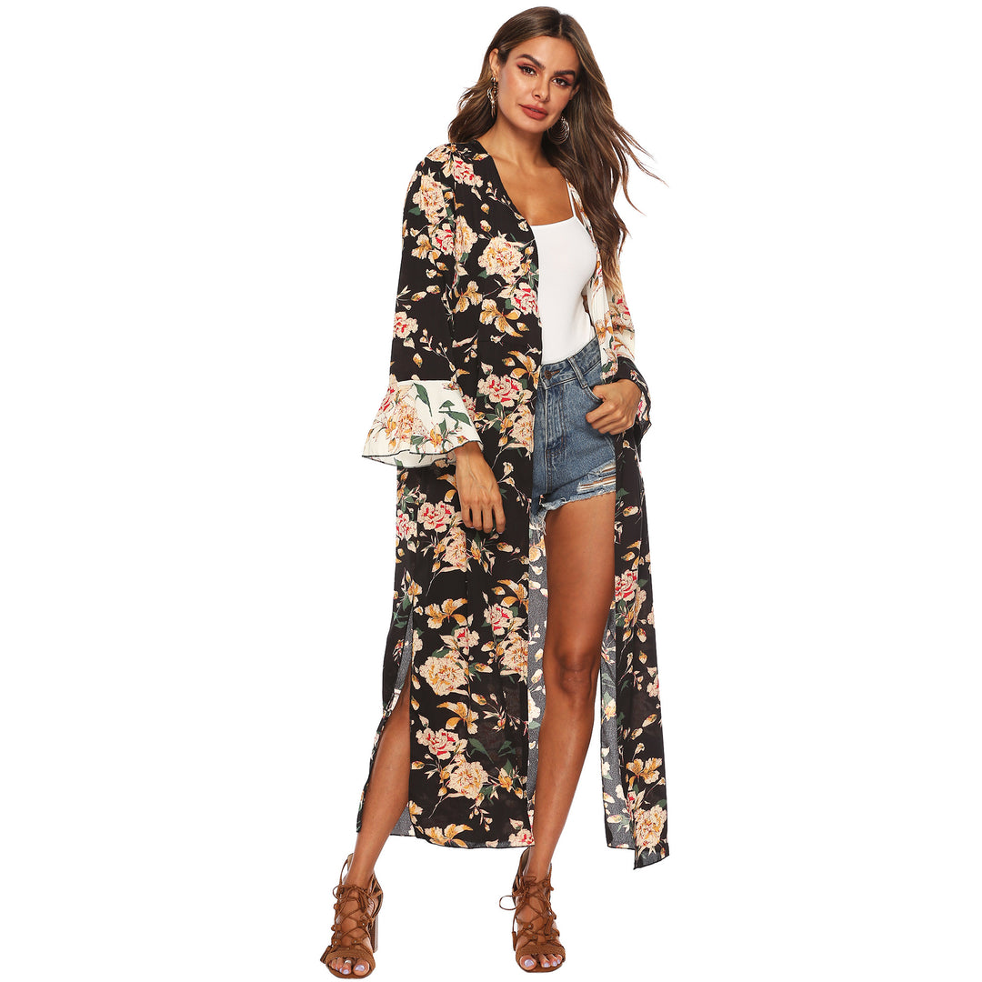 Damen floraler Kimono von EB