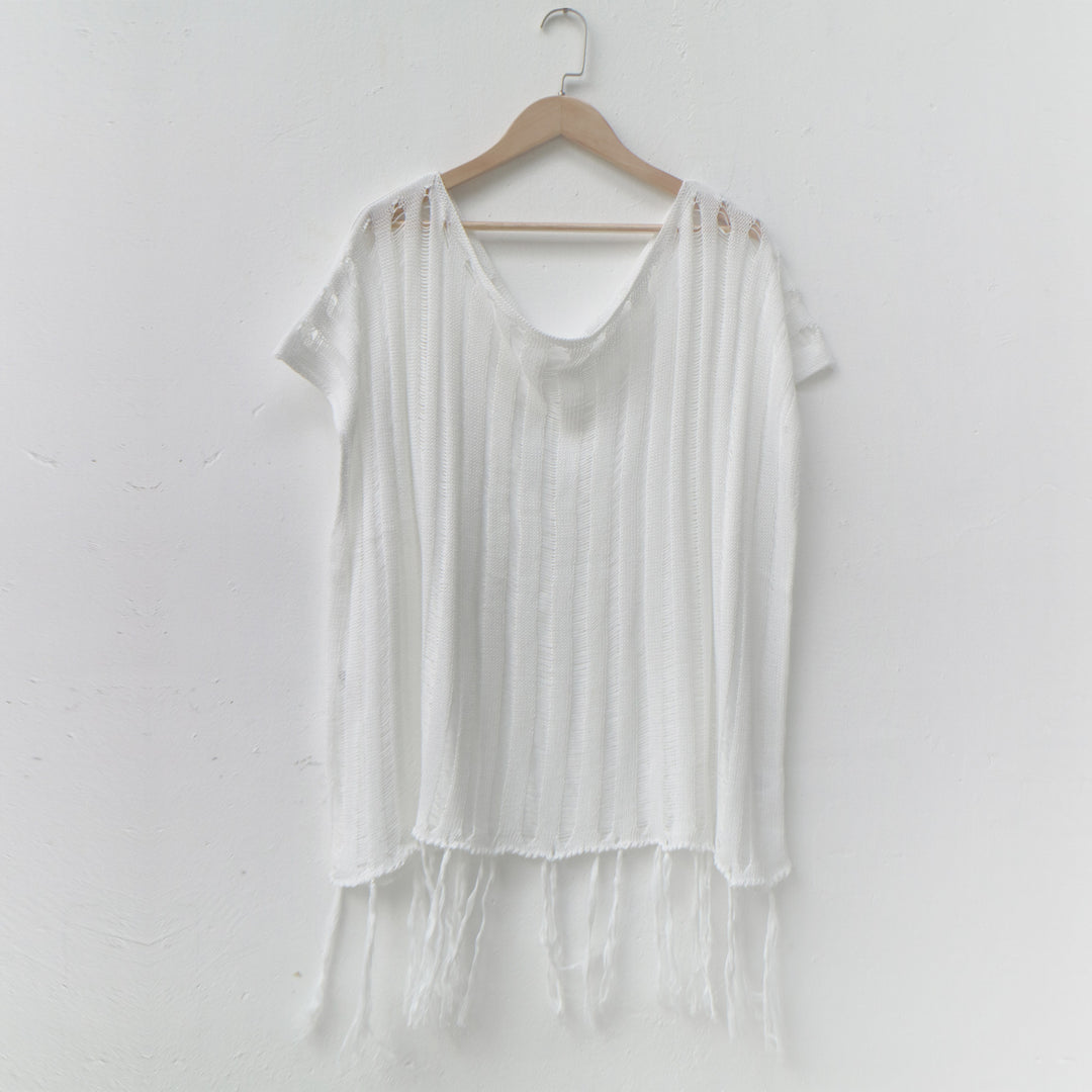Damen lässige Strickbluse EB