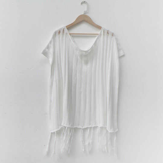Damen lässige Strickbluse EB