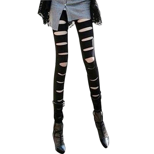 Damen Leggings mit modischen Cut-Outs EB