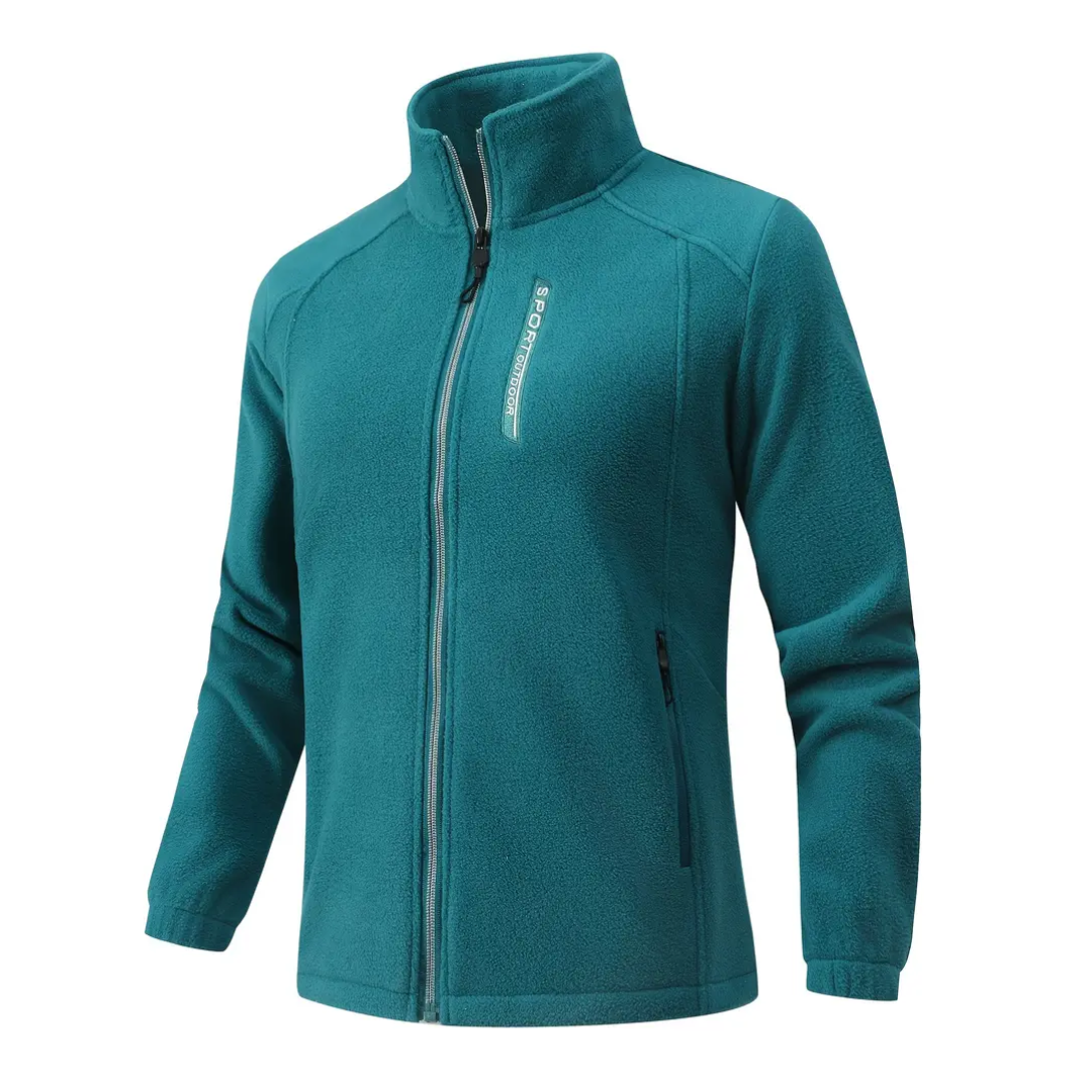 EB | Damen Outdoor Fleecejacke Warm Gefüttert mit Plüschigem Innenfutter