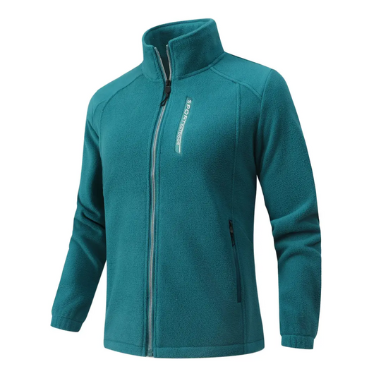 EB | Damen Outdoor Fleecejacke Warm Gefüttert mit Plüschigem Innenfutter