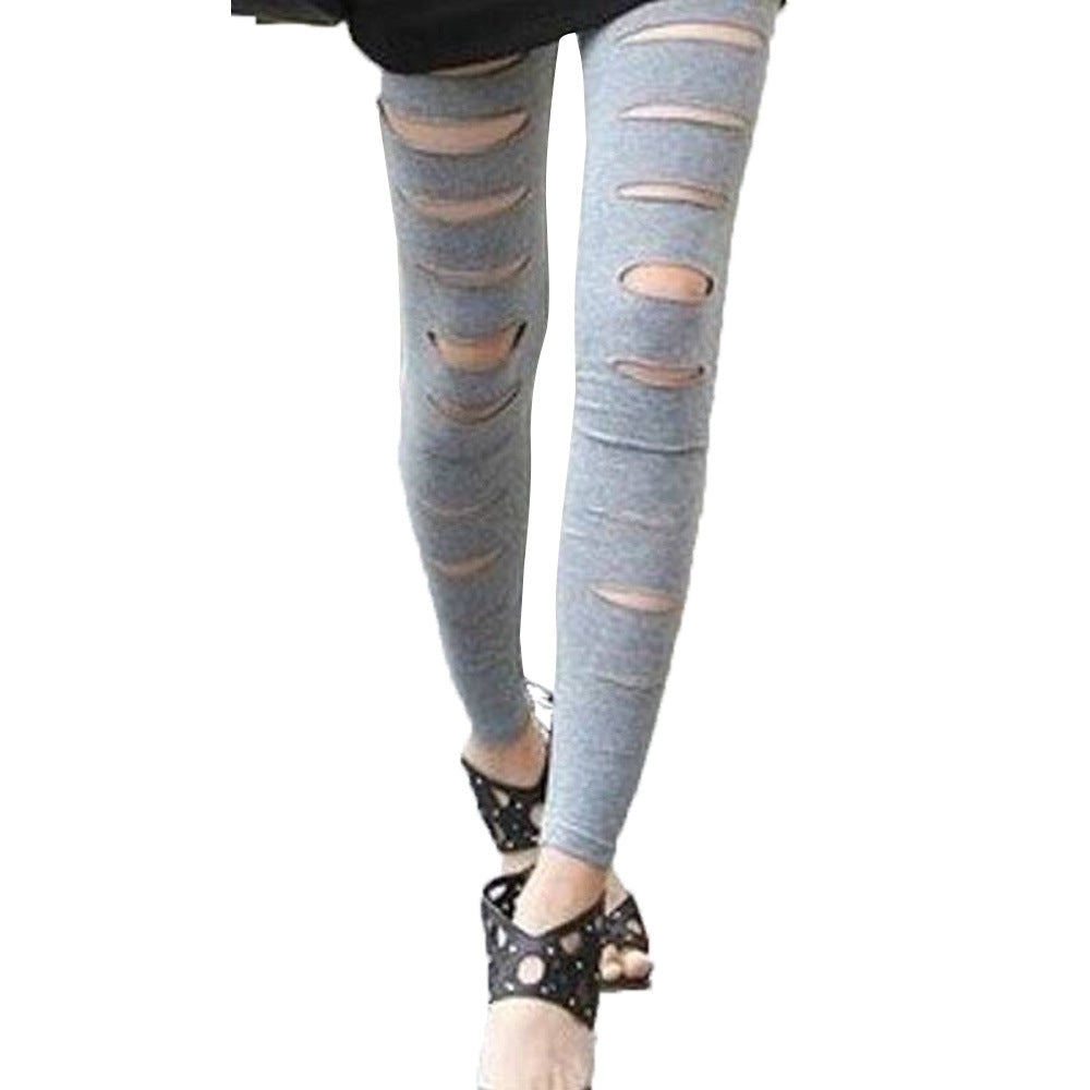 Damen Leggings mit modischen Cut-Outs EB