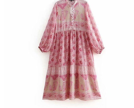 EB | Kleid mit böhmischem Print