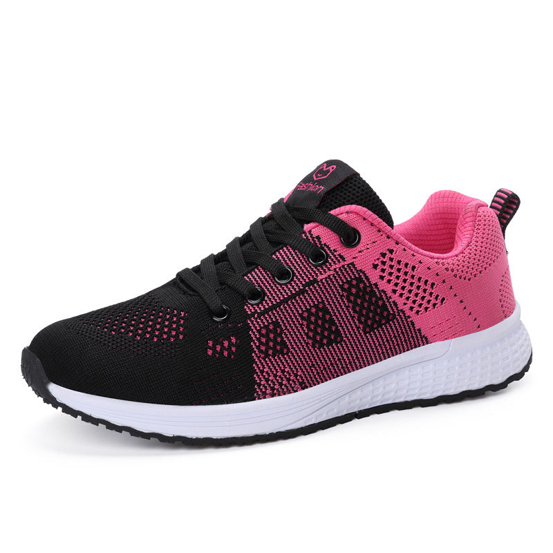Damen Atmungsaktive Sport Sneakers mit rutschfester Laufsohle und flexiblem Design EB