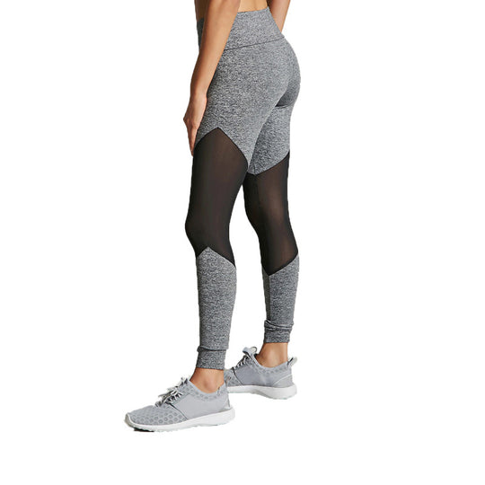 Damen Sportleggings mit atmungsaktiven Mesh-Einsätzen EB