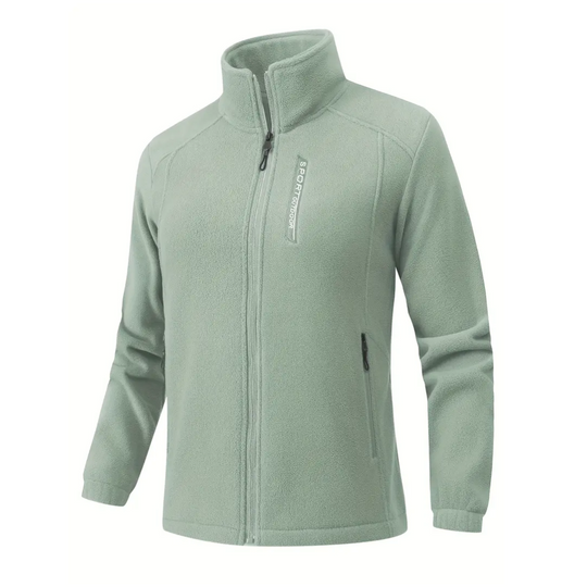 EB | Damen Outdoor Fleecejacke Warm Gefüttert mit Plüschigem Innenfutter