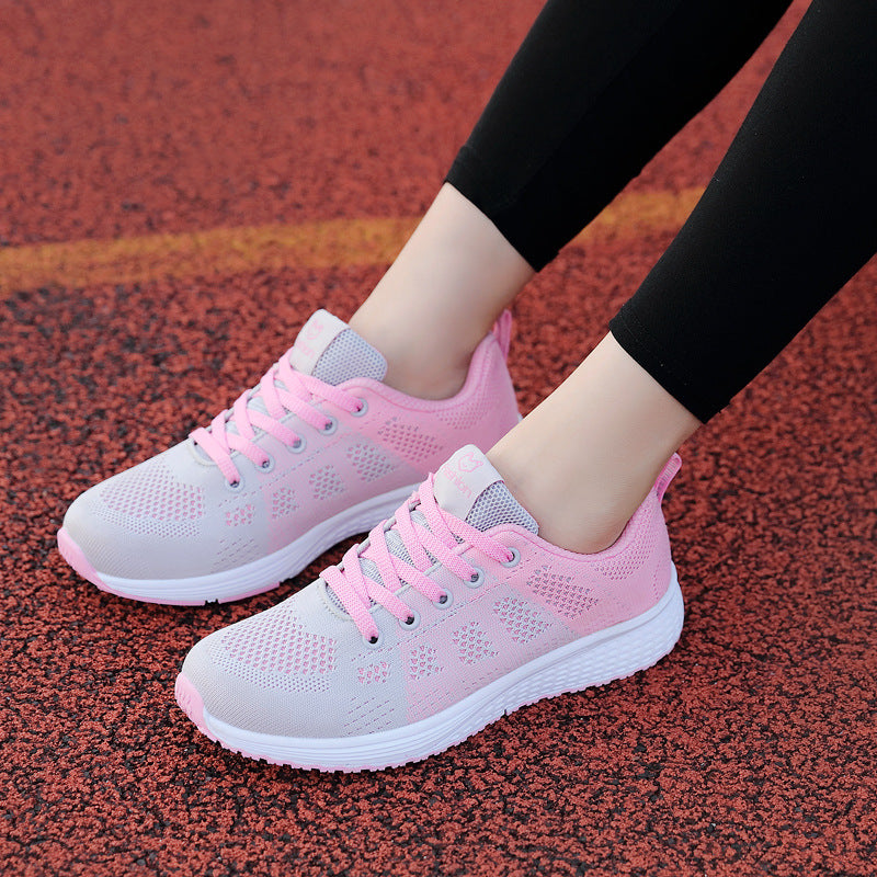Damen Atmungsaktive Sport Sneakers mit rutschfester Laufsohle und flexiblem Design EB