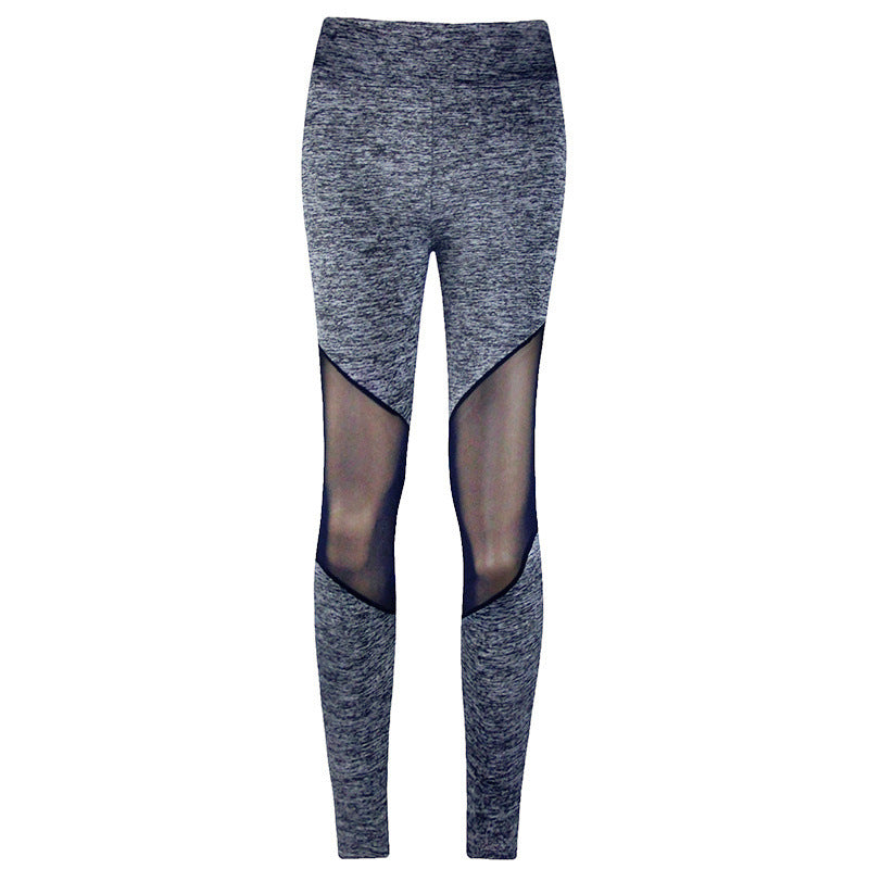 Damen Sportleggings mit atmungsaktiven Mesh-Einsätzen EB