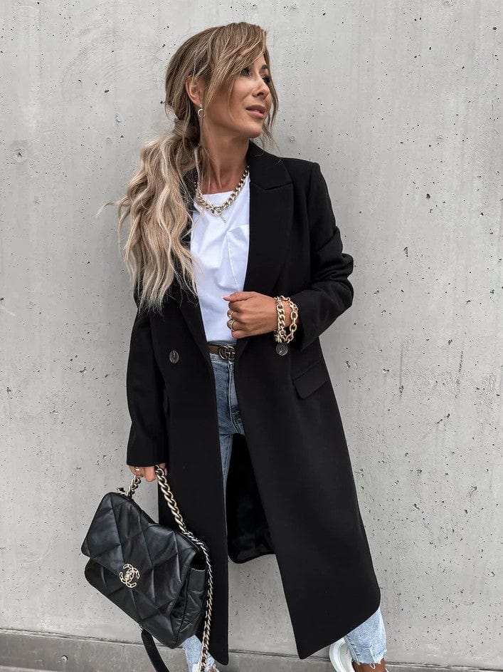 EB | Langes Daunenjacke Eleganter Zeitloser Stil Ideal Für Den Winter