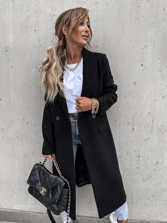 EB | Langes Daunenjacke Eleganter Zeitloser Stil Ideal Für Den Winter