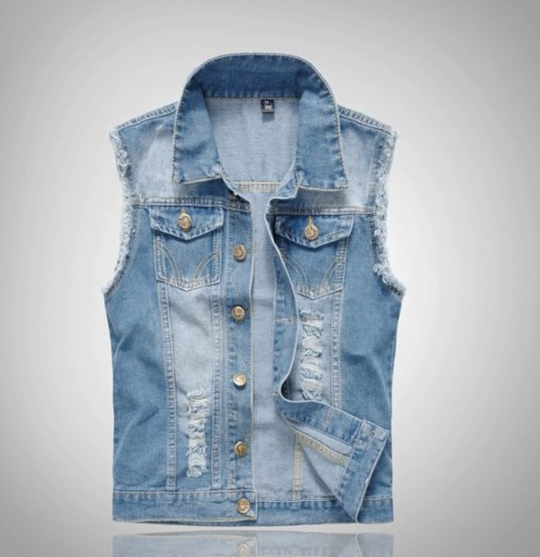 EB Stylische Denim Weste für Herren