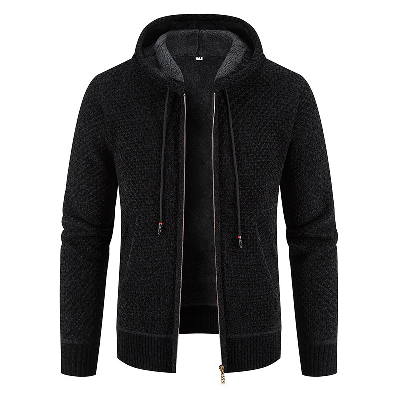 EB | Stilvoller Kapuzen-Cardigan für Männer
