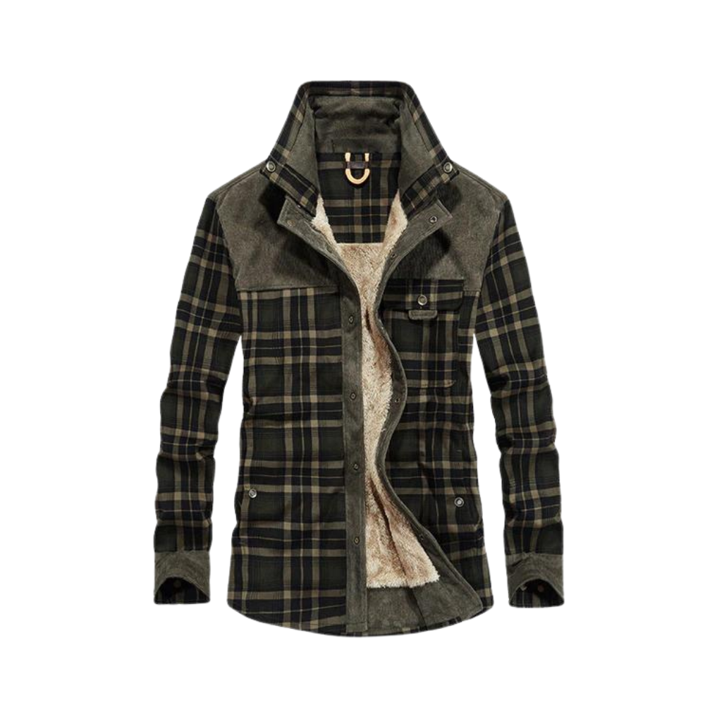 EB | Jacke Aus Dickem Flanell für Männer