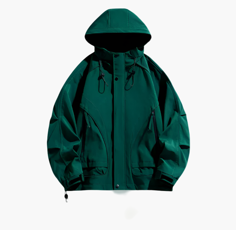 EB | Outdoor Funktionsjacke - Winddichte Regenjacke für Freizeit und Sport
