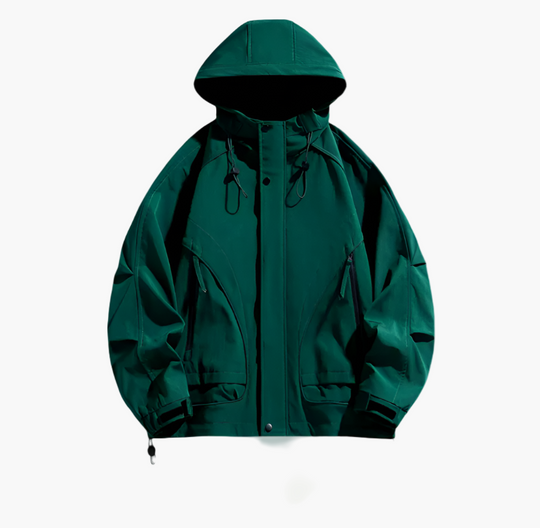 EB | Outdoor Funktionsjacke - Winddichte Regenjacke für Freizeit und Sport