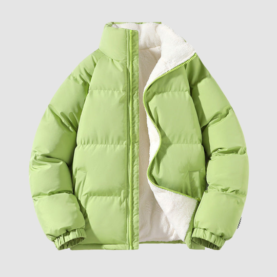 Warm Fleecegefüttert Leicht Pufferjacke Damen | EB