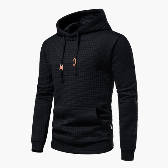 EB | Kapuzenpullover Kariert - Moderner Freizeit-Hoodie für Alltag und Sport