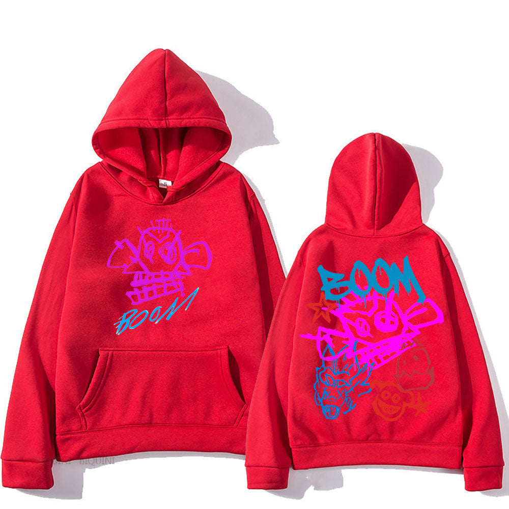 EB | Arcane Jinx Cartoon Langarm-Hoodie