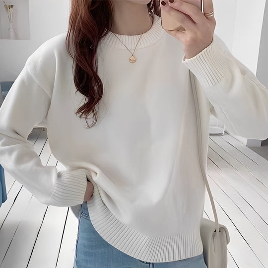 EB | Damen Oversize-Pullover mit Schlichtem Look
