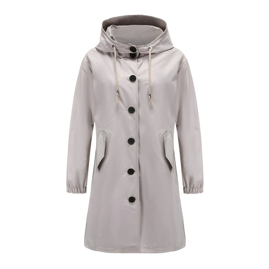 EB | Komfortable wasserdichte Damenjacke mit Kapuze