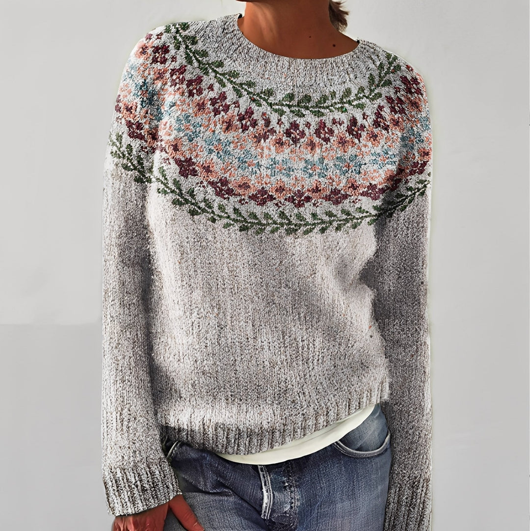 EB | Klassischer Damenpullover mit Muster
