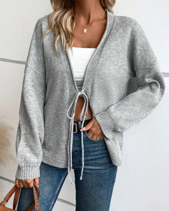 EB | Lässig Langarm Sweater Cardigan