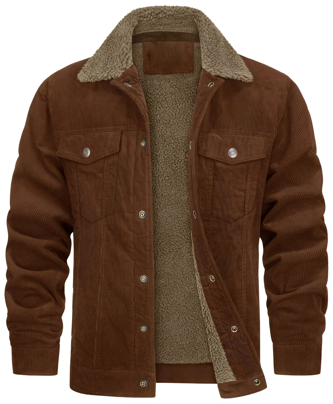 EB | klassische Cord-Plüschjacke für Männer