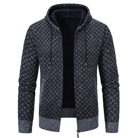 EB | Elegante, schlanke Jacke mit Kapuze für Männer