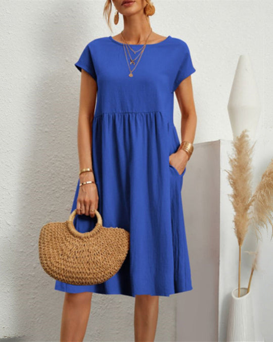EB Kleid mit Rundhalsausschnitt