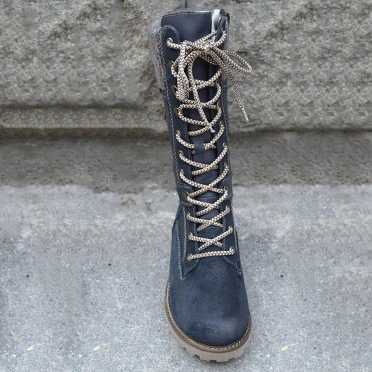 EB | Bis Kniehohe Kampfstiefel für Damen