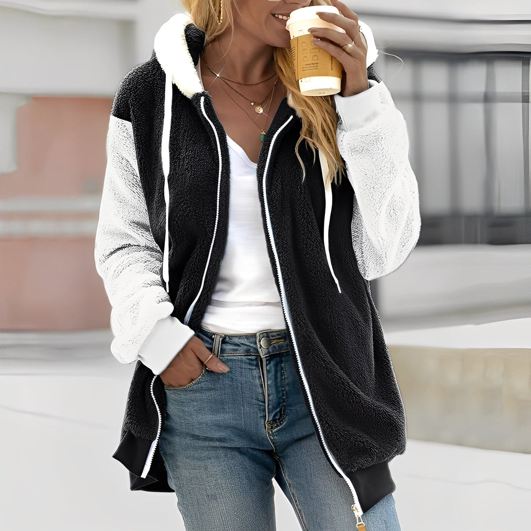 EB | Damen Kapuzen-Fleecejacke für Wohlgefühl