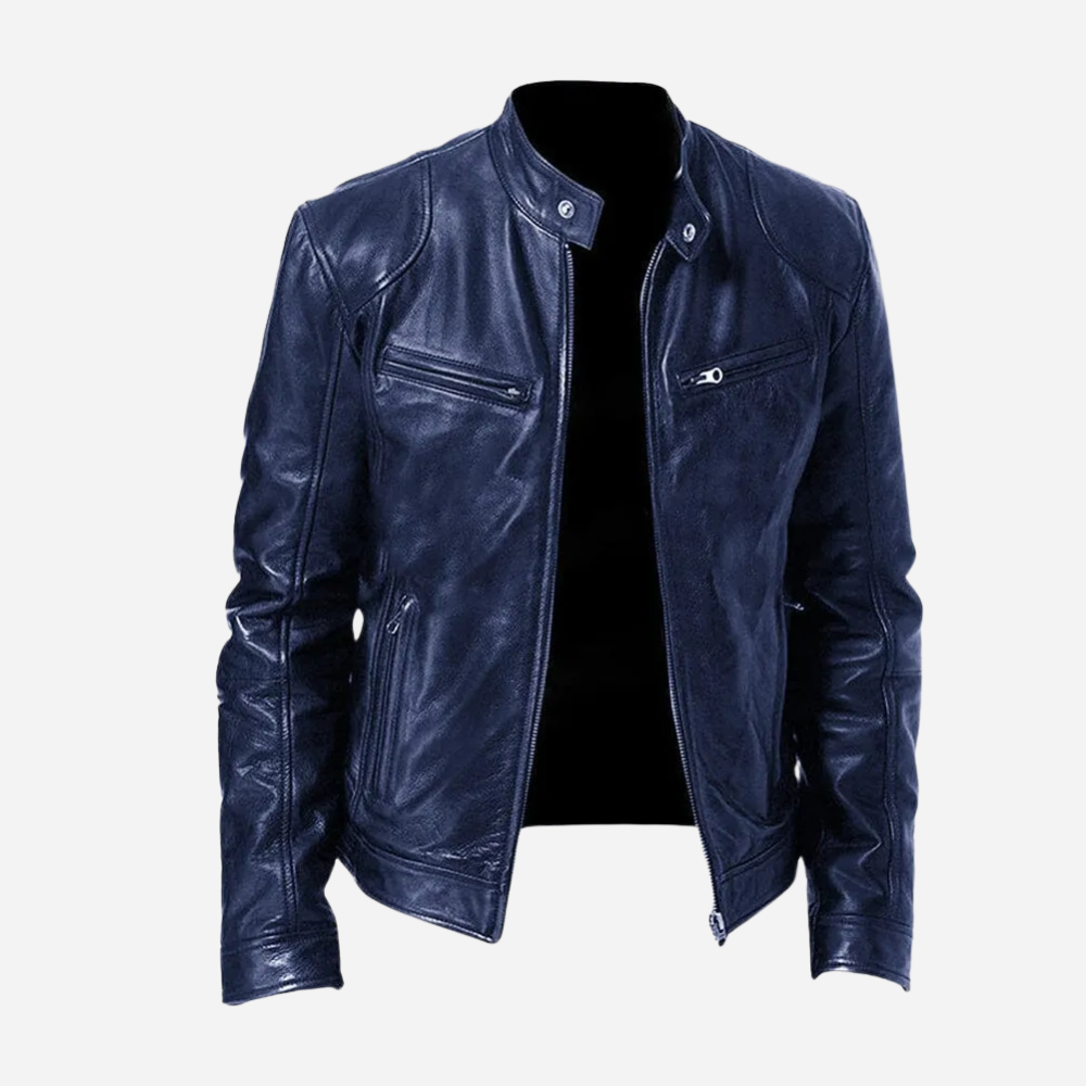 EB | Stylische Moto-Lederjacke