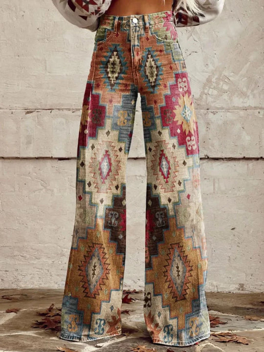 EB | Bedruckte Weite Hose