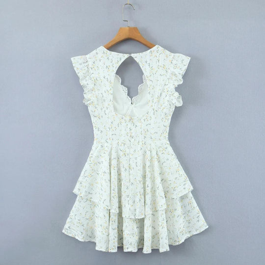 EB Verspieltes Minikleid mit Lochstickerei