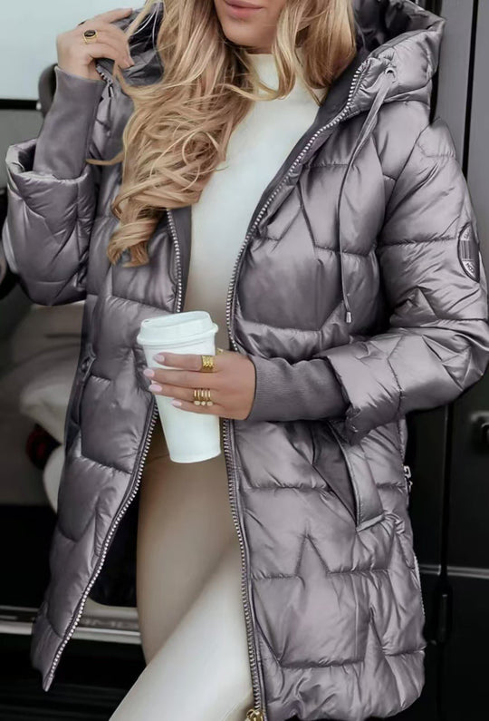 EB | Stylische Daunenjacke mit Kapuze für Damen