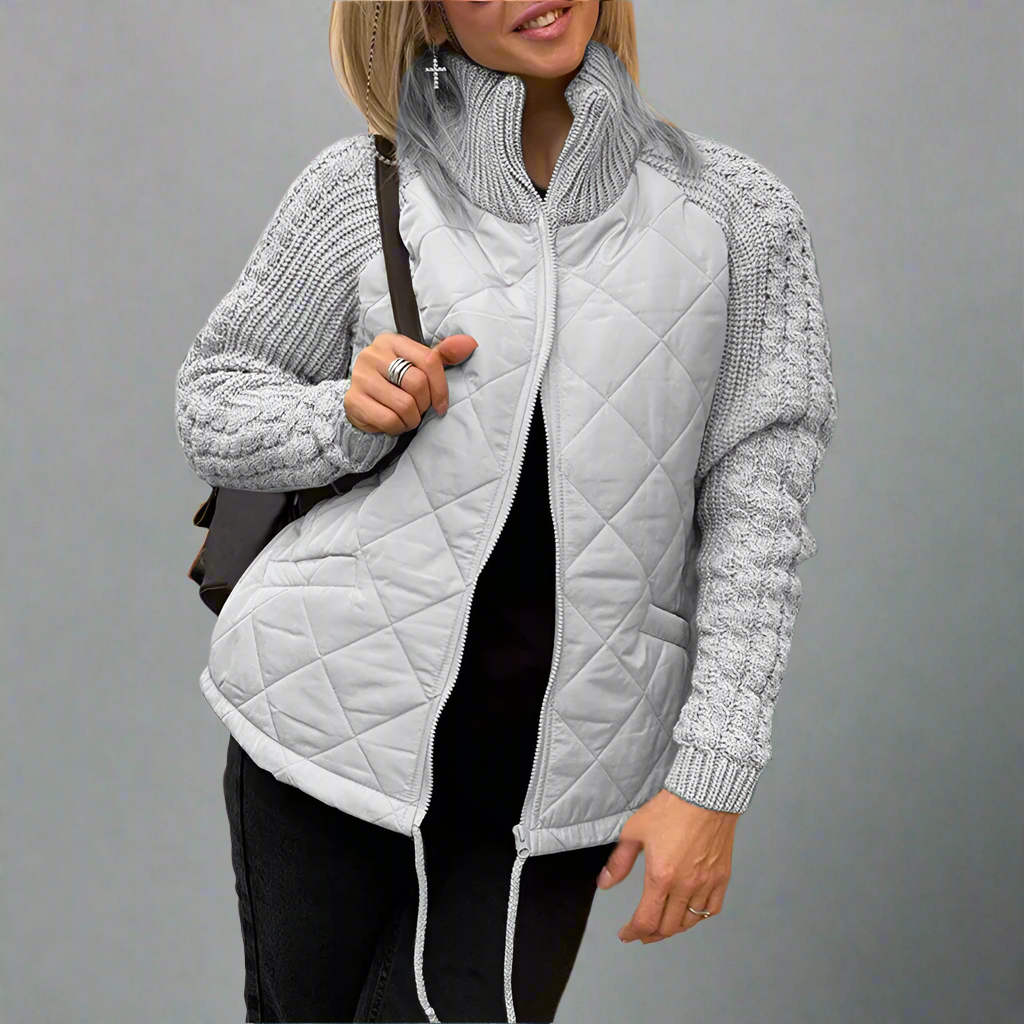 EB | Jacket mit Gestrickten Ärmeln für Den Herbst