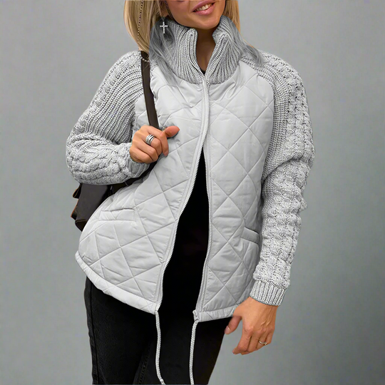 EB | Jacket mit Gestrickten Ärmeln für Den Herbst