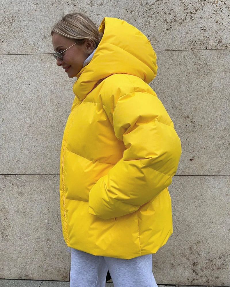 EB | Lockere Baumwollgefütterte Jacke