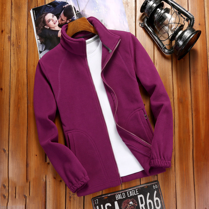 EB | Fleecejacke Damen Reißverschluss-Fleece mit Stehkragen